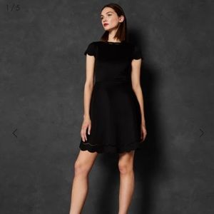 NEW Ted Baker Marlena black skater dress
